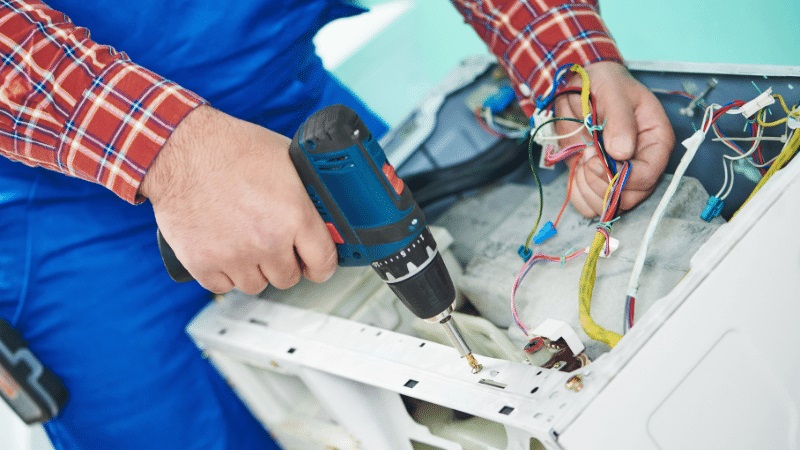 Gölbaşı Mdv Mdv çamaşır makinesi kart tamiri – Su almama arızası orijinal parça ile giderildi. - Teknik servis örneği